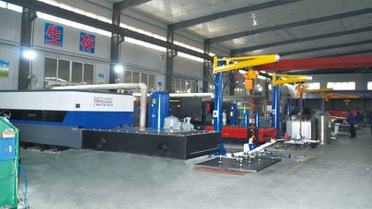 鈑金車間-激光下料